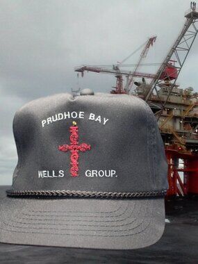 VTG Team Arco Hat Cap Gas Oil Alaska oil rig North Slope Gas BP Wells Group